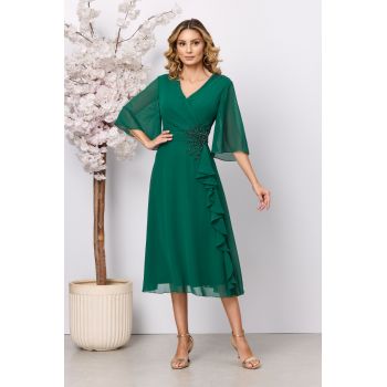 Rochie de ocazie Christa Verde
