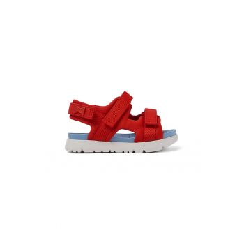 Sandale din material textil cu velcro