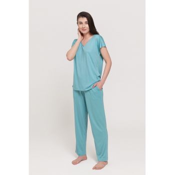 Tricou de casa cu decolteu in V Breeze