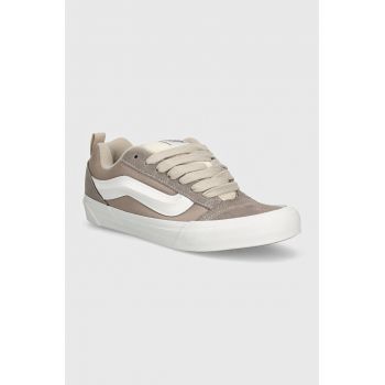 Vans tenisi Knu Skool barbati, culoarea gri, VN000CS0BGG1