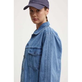 adidas Originals geacă din denim x Ksenia Schneider femei, de tranziție, IS1742
