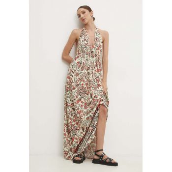 Answear Lab rochie culoarea bej, maxi, evazati