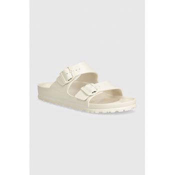 Birkenstock papuci Arizona EVA femei, culoarea bej, 1027384