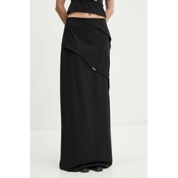 Heliot Emil fusta culoarea negru, maxi, evazati, W.12.039.BLK01