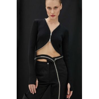 Heliot Emil pulover femei, culoarea negru, light, W.07.064.BLK01