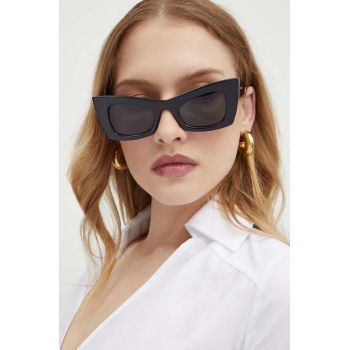 Saint Laurent ochelari de soare femei, culoarea negru, SL 702