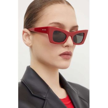 Saint Laurent ochelari de soare femei, culoarea rosu, SL 702