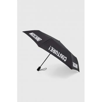 Moschino umbrela culoarea negru, 8983