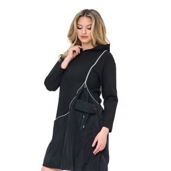 Rochie evazata cu gluga Tina