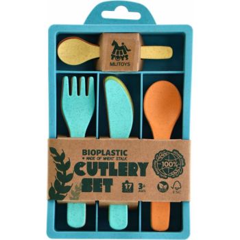 Set 17 tacamuri bioplastic pentru copii