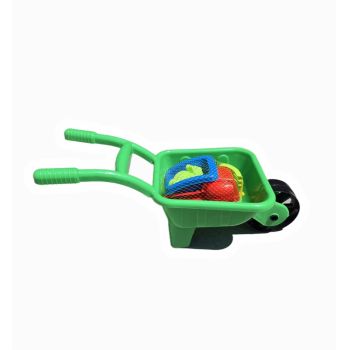 Set roaba cu jucarii de nisip pentru copii Speedy Verde