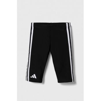 adidas Performance pantaloni scurti copii 3SAM culoarea negru, talie reglabila, HR7479