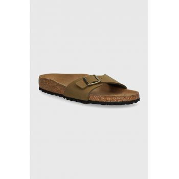 Birkenstock papuci Madrid femei, culoarea verde, 1027974