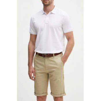 Lindbergh pantaloni scurti barbati, culoarea verde, 30-505044