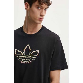 adidas Originals tricou din bumbac Pride x Pabllo Vittar barbati, culoarea negru, cu imprimeu, IZ4896