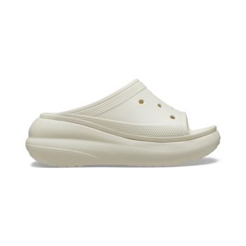 Papuci Crocs Classic Crush Slide Bej - Bone