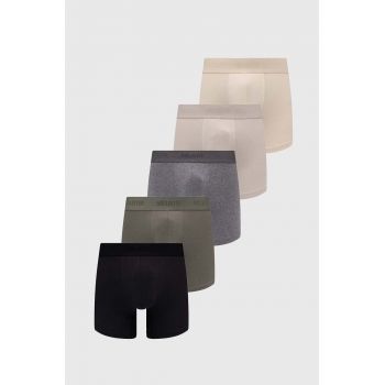 Hollister Co. boxeri 5-pack barbati, culoarea bej, KI314-4013