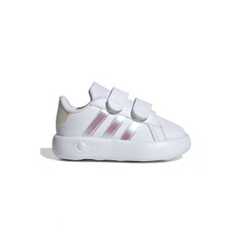 Pantofi sport Grand Court 2.0 de piele ecologica cu velcro