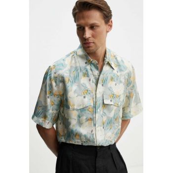 Sunflower camasa de matase cu guler clasic, relaxed, 4138