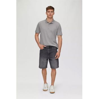 Bermude relaxed fit de denim de firma originali
