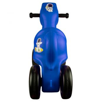 Ride-On pentru copii fara pedale Calut pe roti Blue, greutate maxim admisa 25 kg