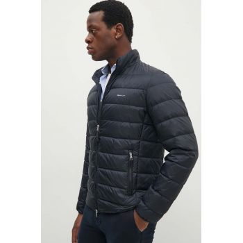 Gant geaca de puf barbati, culoarea negru, de tranzitie, 7006298 Gant geaca de puf barbati, culoarea negru, de tranzitie, 7006298