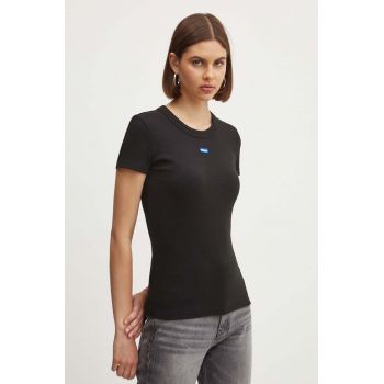 Hugo Blue tricou femei, culoarea negru, 50523924