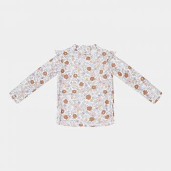 Bluza pentru fete, anti-UV, Vintage Little Flowers