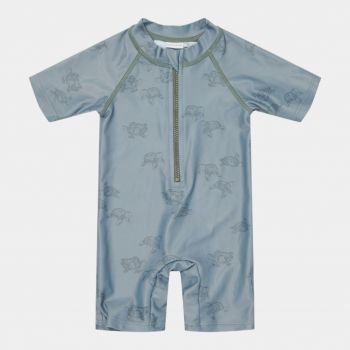 Costum de baie pentru baieti, anti-UV, Turtle Island Olive