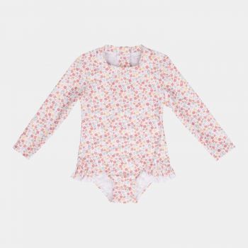 Costum de baie pentru fete, anti-UV, Summer Flowers