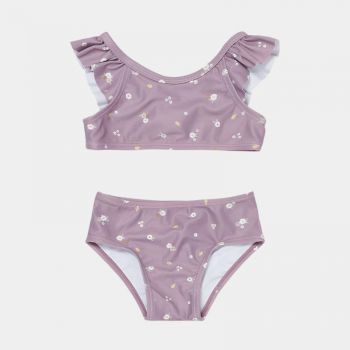 Costum de baie pentru fete din 2 piese, anti-UV, Mauve