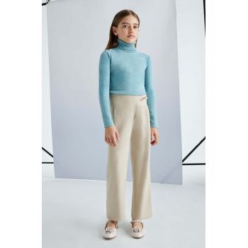 Mayoral pantaloni copii culoarea bej, neted, 7543