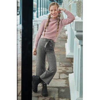 Mayoral pantaloni copii culoarea negru, modelator, 7552