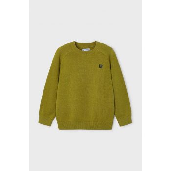 Mayoral pulover pentru copii din amestec de lana culoarea verde, light, 311