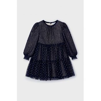 Mayoral rochie fete culoarea albastru marin, mini, evazati, 4910