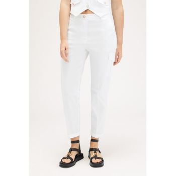 Pantaloni cargo crop
