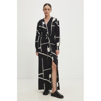 Answear Lab rochie culoarea negru, maxi, drept