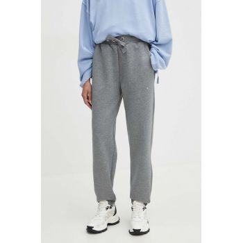 BOSS pantaloni de trening culoarea gri, melanj, 50518794