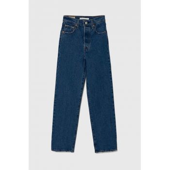 Levi's jeansi RIBCAGE STRAIGHT ANKLE femei high waist