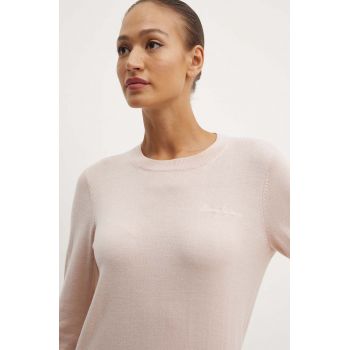 Armani Exchange pulover de lana femei, culoarea roz, light, 6DYM1J YME3Z