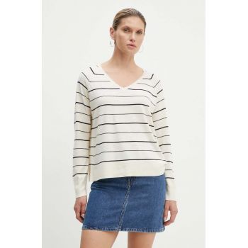 Levi's pulover femei, culoarea bej, light, A8502 ieftin