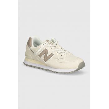 New Balance sneakers 574 culoarea bej, U574ESC