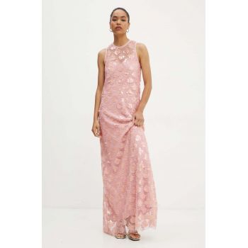 Rotate rochie No Sleeve Maxi Dress culoarea roz, maxi, evazati, 1132211922