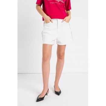 Pantaloni scurti din denim cu talie inalta Manola