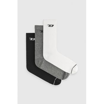 Diesel sosete SKM-D-CREW-LIGHT-SOCKS 3-pack barbati, A15405.0LKBI