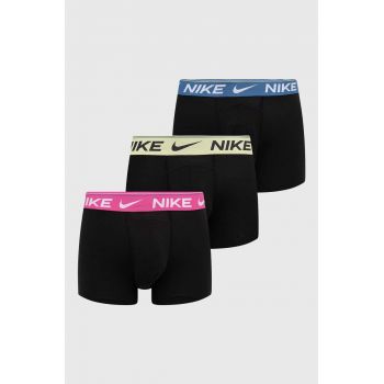 Nike boxeri 3-pack barbati, culoarea negru