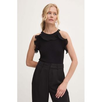 Answear Lab top culoarea negru ieftin