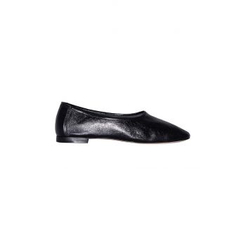 By Far balerini de piele Prudence culoarea negru, MWFFC005LL002BK001PL