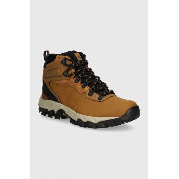 Columbia pantofi Newton Ridge Plus Waterproof barbati, culoarea maro, 1594731