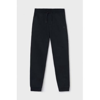 Mayoral pantaloni de trening pentru copii culoarea negru, neted, 705